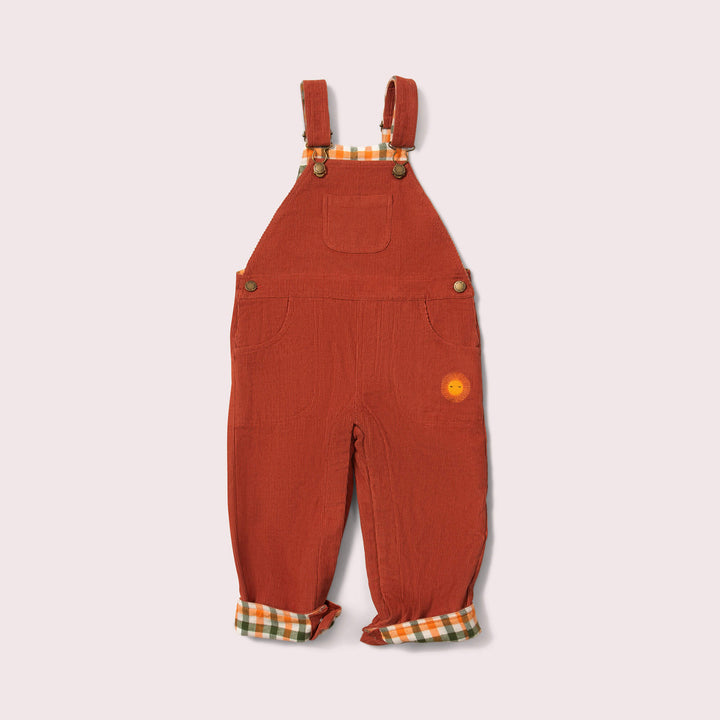 Ginger Lined Corduroy Dungarees
