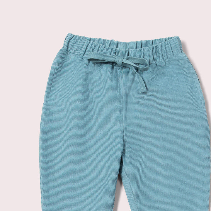 Pale Blue Corduroy Comfy Trousers