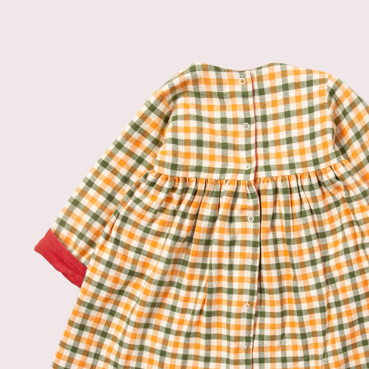 Holly Berry Reversible Corduroy Pocket Dress