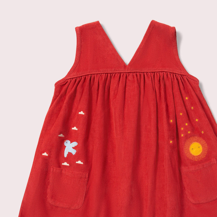 Holly Berry Corduroy Swing Dress