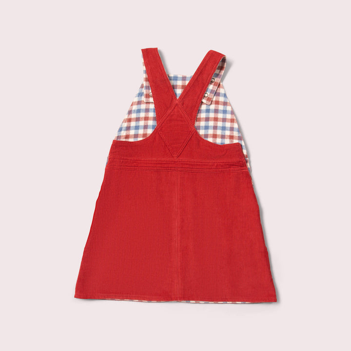 Holly Berry Classic Reversible Pinafore Dress