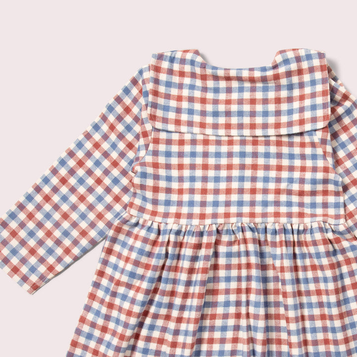 Ginger Check Long Sleeved Dress