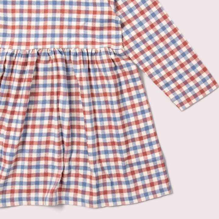 Ginger Check Long Sleeved Dress