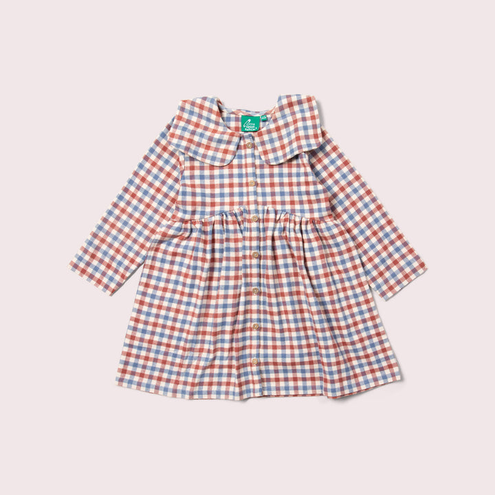 Ginger Check Long Sleeved Dress
