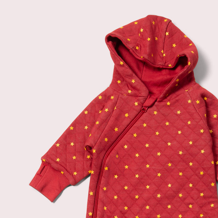 Red Stars Hooded Snug Suit