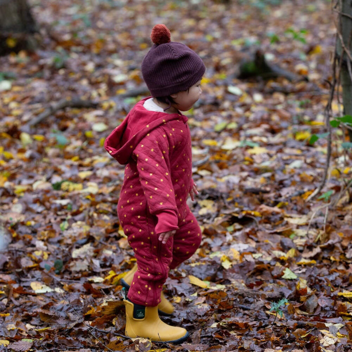 Red Stars Hooded Snug Suit