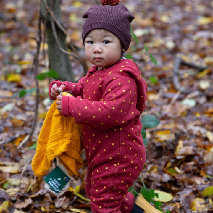 Red Stars Hooded Snug Suit