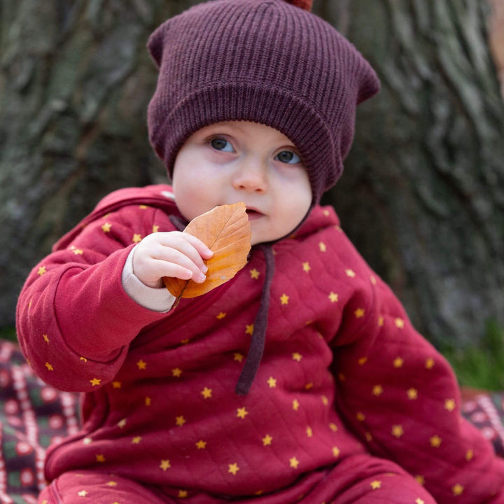 Red Stars Hooded Snug Suit