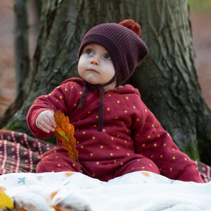 Red Stars Hooded Snug Suit