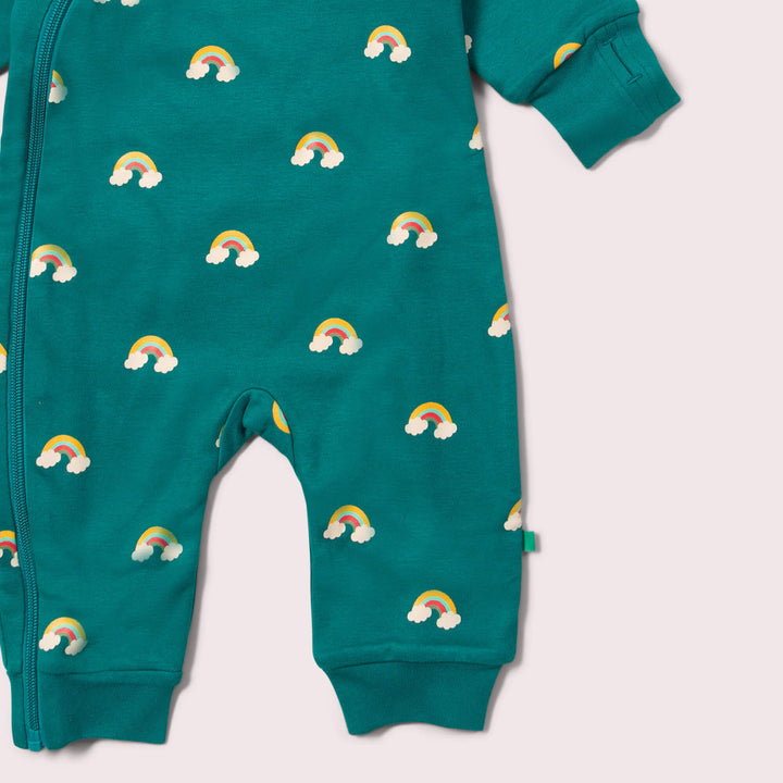 Turquoise Rainbows Hooded Snug Suit
