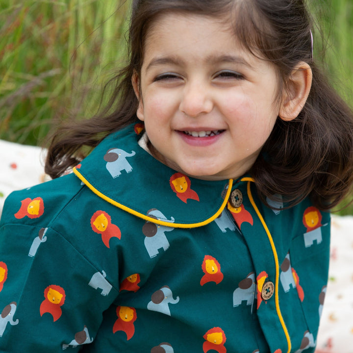 Wild Button Through Pyjama Short Set NOT AVAILABLE for USA/AUS/CAN
