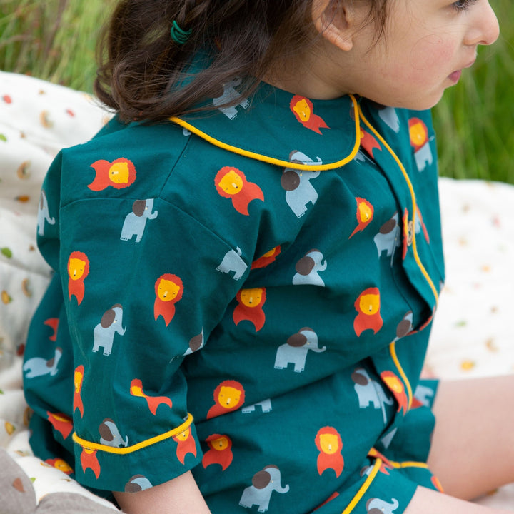 Wild Button Through Pyjama Short Set NOT AVAILABLE for USA/AUS/CAN