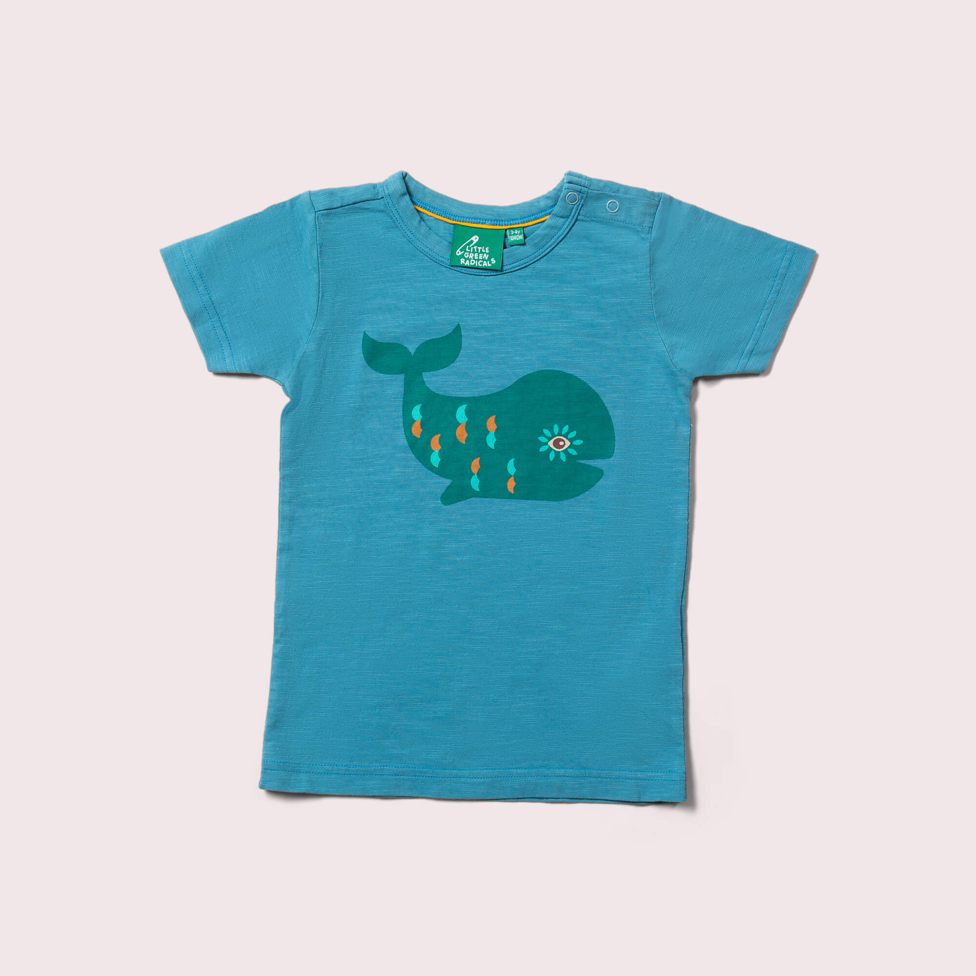 Blue Whale Short Sleeve T Shirt – Little Green Radicals Wholesale - Main Image
