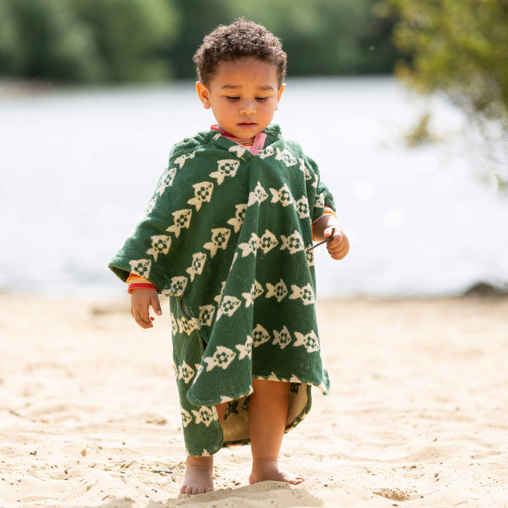 Swimming Fish Baby Towel Poncho