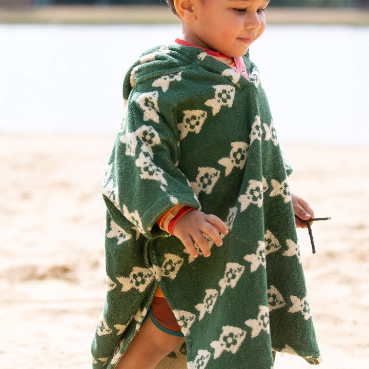 Swimming Fish Baby Towel Poncho