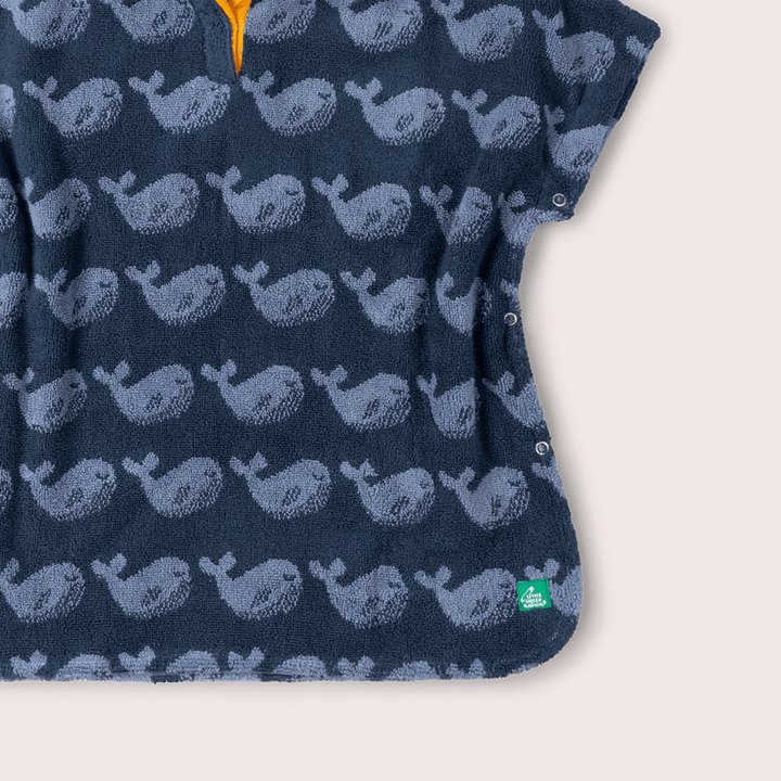 Singing Whales Baby Towel Poncho