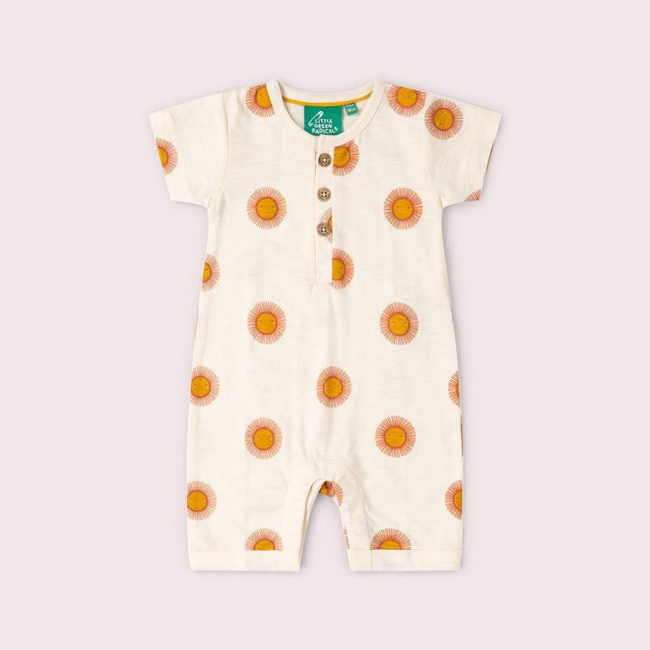 Summer Sun Organic Summer Romper Cream / 18-24m