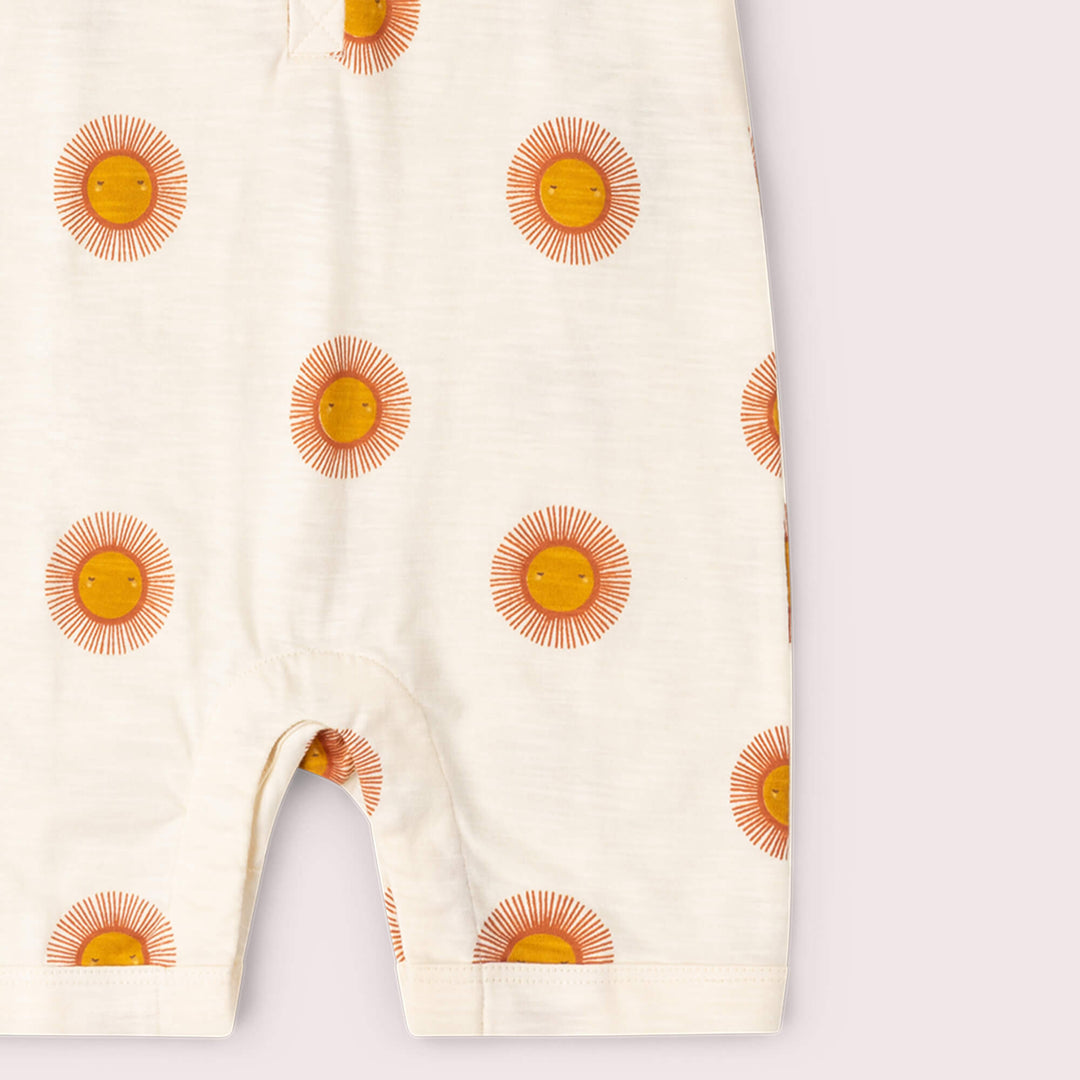 Summer Sun Organic Summer Romper Cream / 18-24m