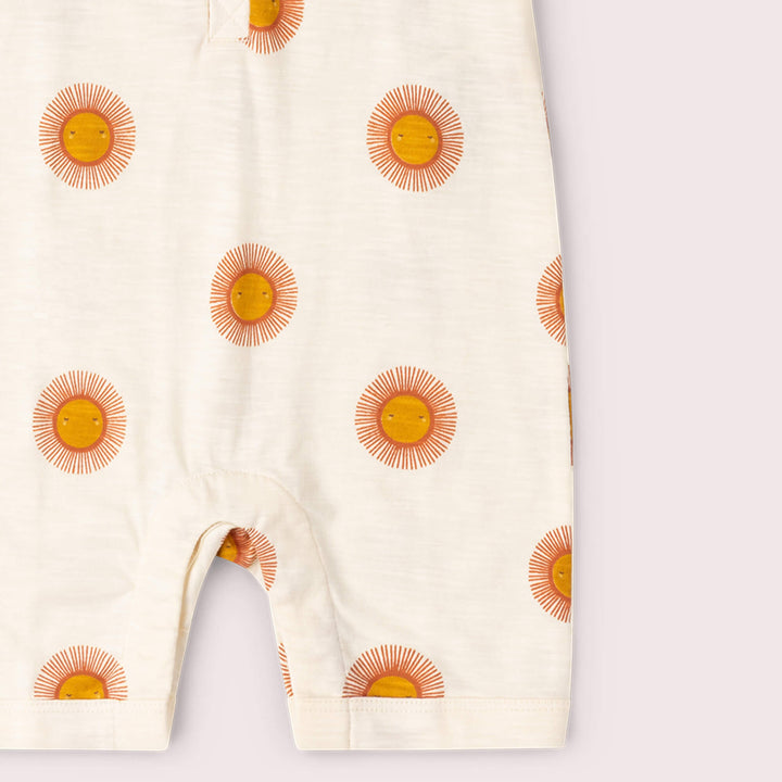 Summer Sun Organic Summer Romper Cream / 18-24m