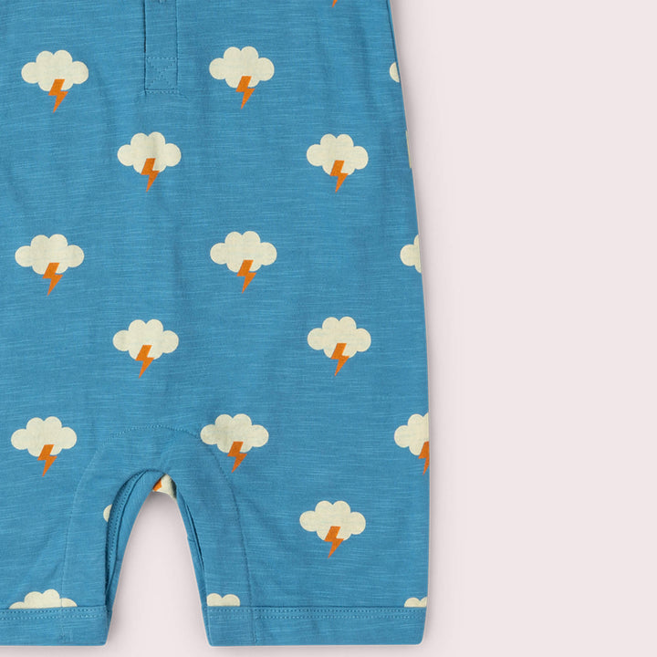 All Weather Organic Summer Romper Blue / 18-24m