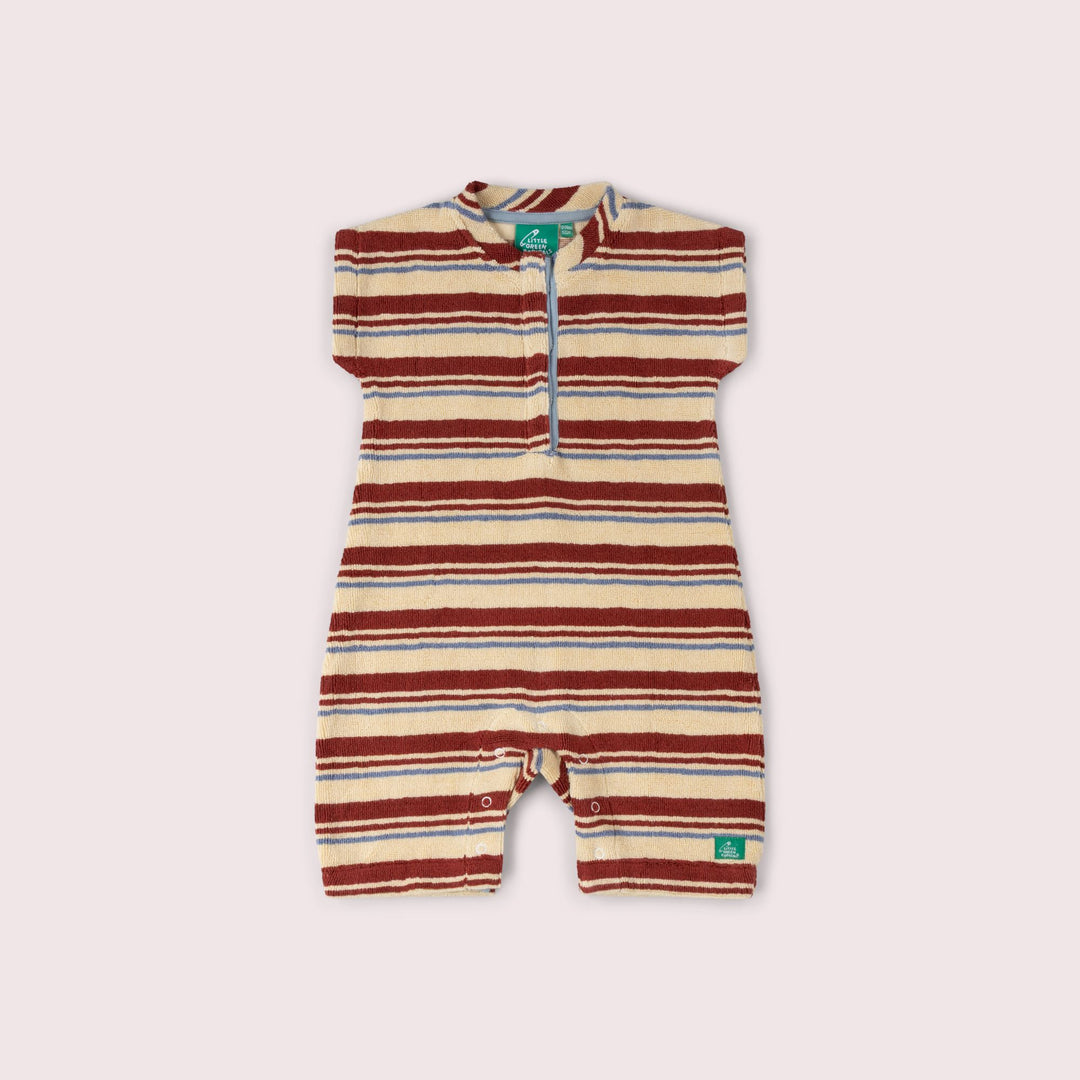 Beach Stripe Towelling Romper