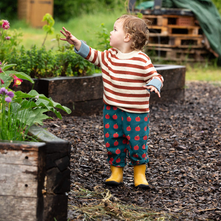 Ginger Striped Knitted Jumper Red / 12-24m