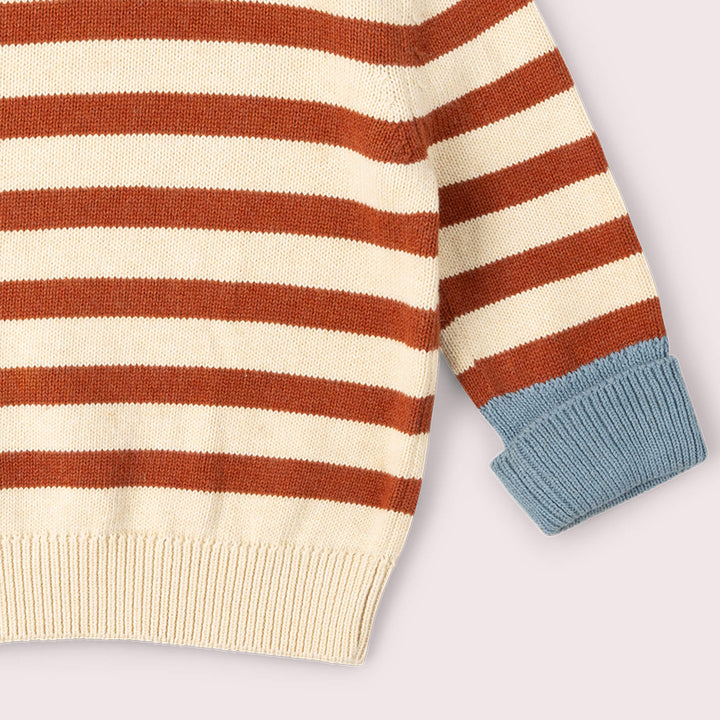 Ginger Striped Knitted Jumper Red / 12-24m