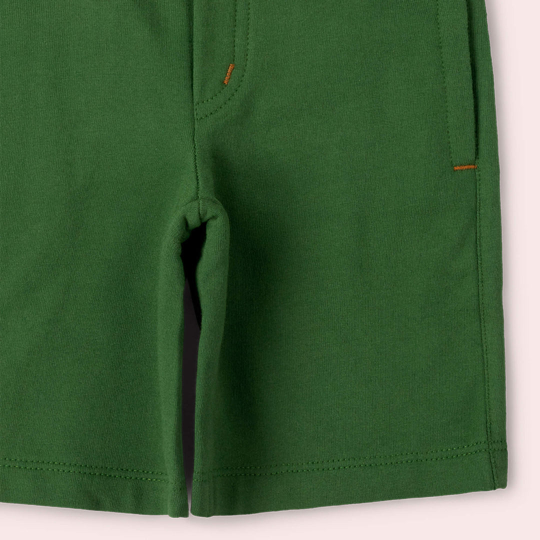 Woodland Green Comfy Jogger Shorts Green / 18-24m