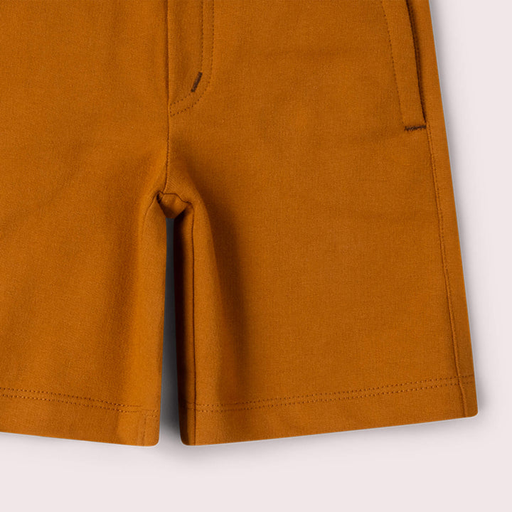 Mustard Comfy Jogger Shorts Gold / 18-24m
