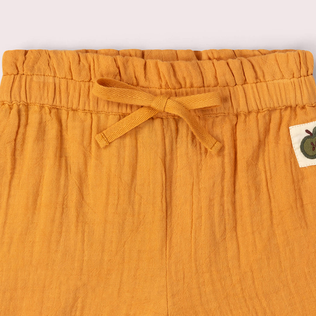 Golden Ochre By The Sea Shorts Gold / 18-24m