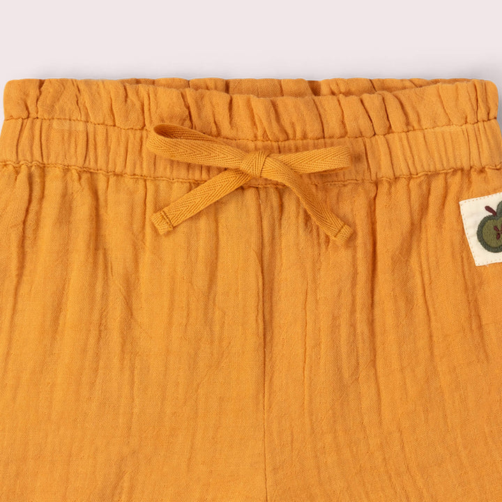 Golden Ochre By The Sea Shorts Gold / 18-24m