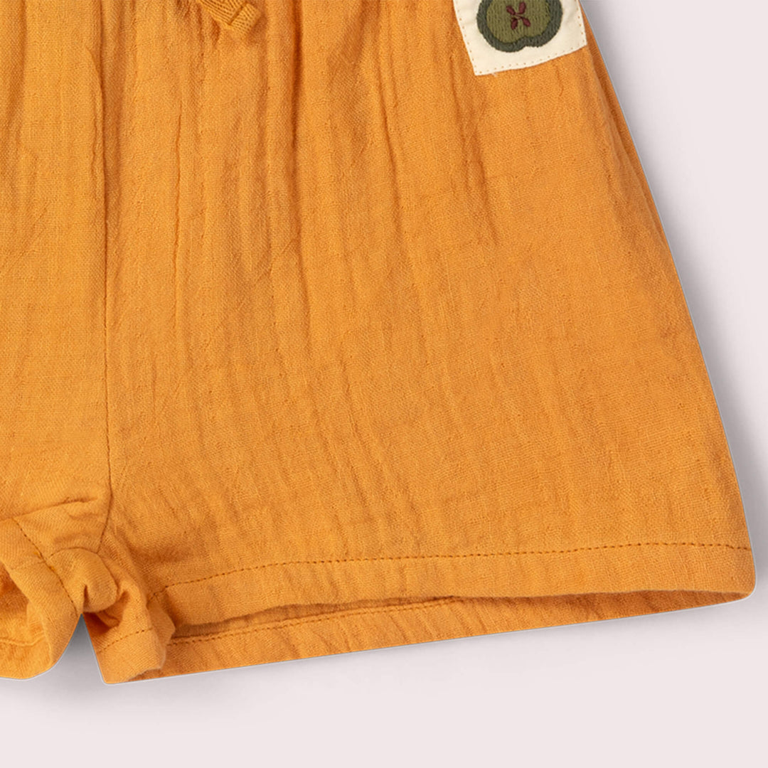 Golden Ochre By The Sea Shorts Gold / 18-24m