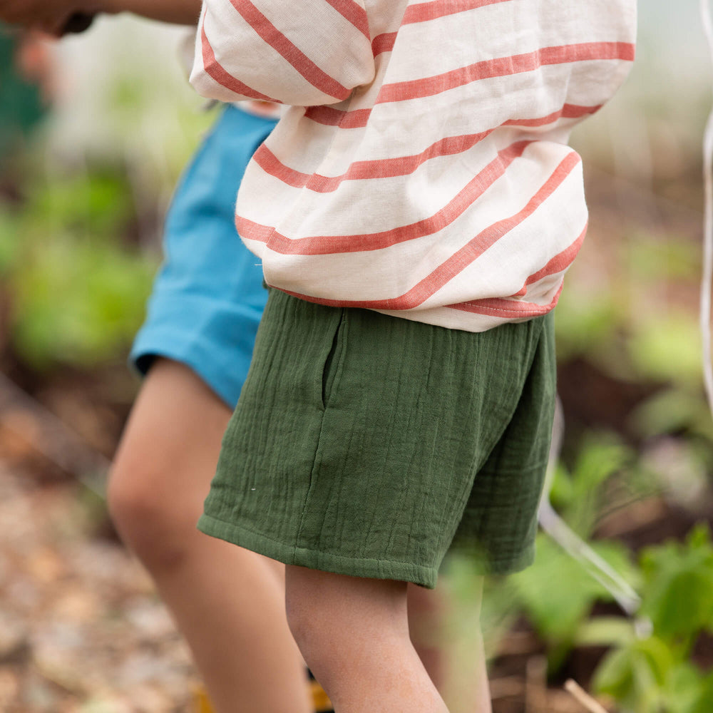 Chive Green By The Sea Shorts Green / 18-24m
