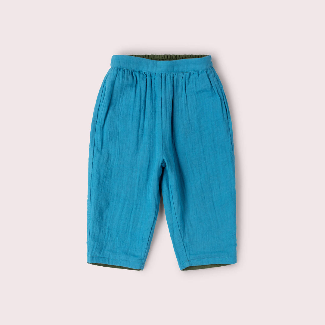 Blue Moon Reversible Trousers Blue / 18-24m