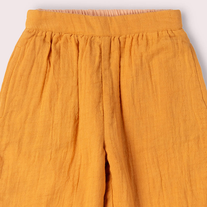Golden Ochre Reversible Trousers Gold / 18-24m