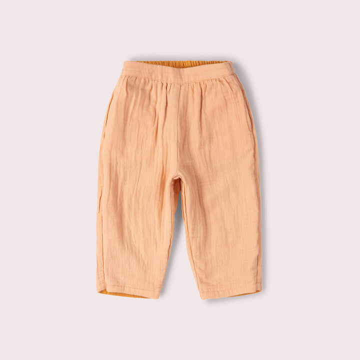 Golden Ochre Reversible Trousers Gold / 18-24m