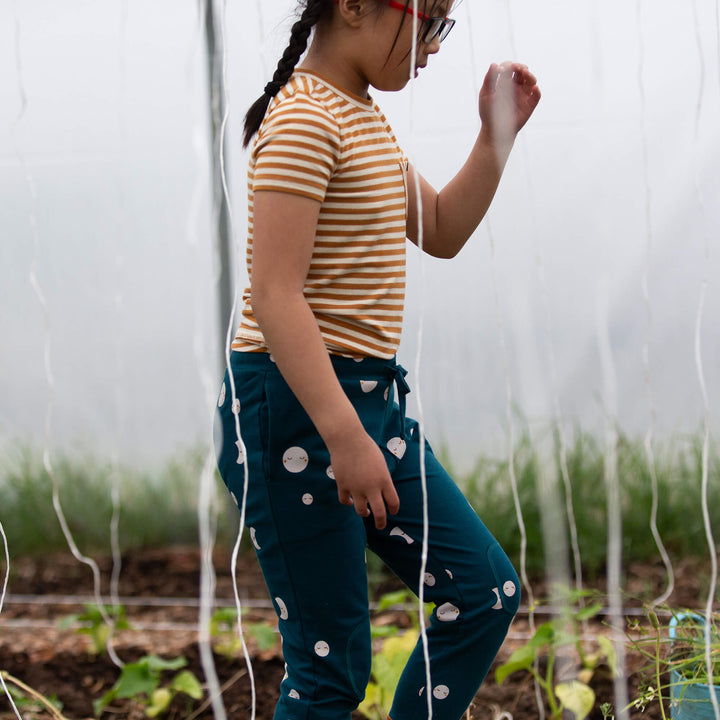 Midnight Moon Organic Cosy Joggers Blue / 18-24m