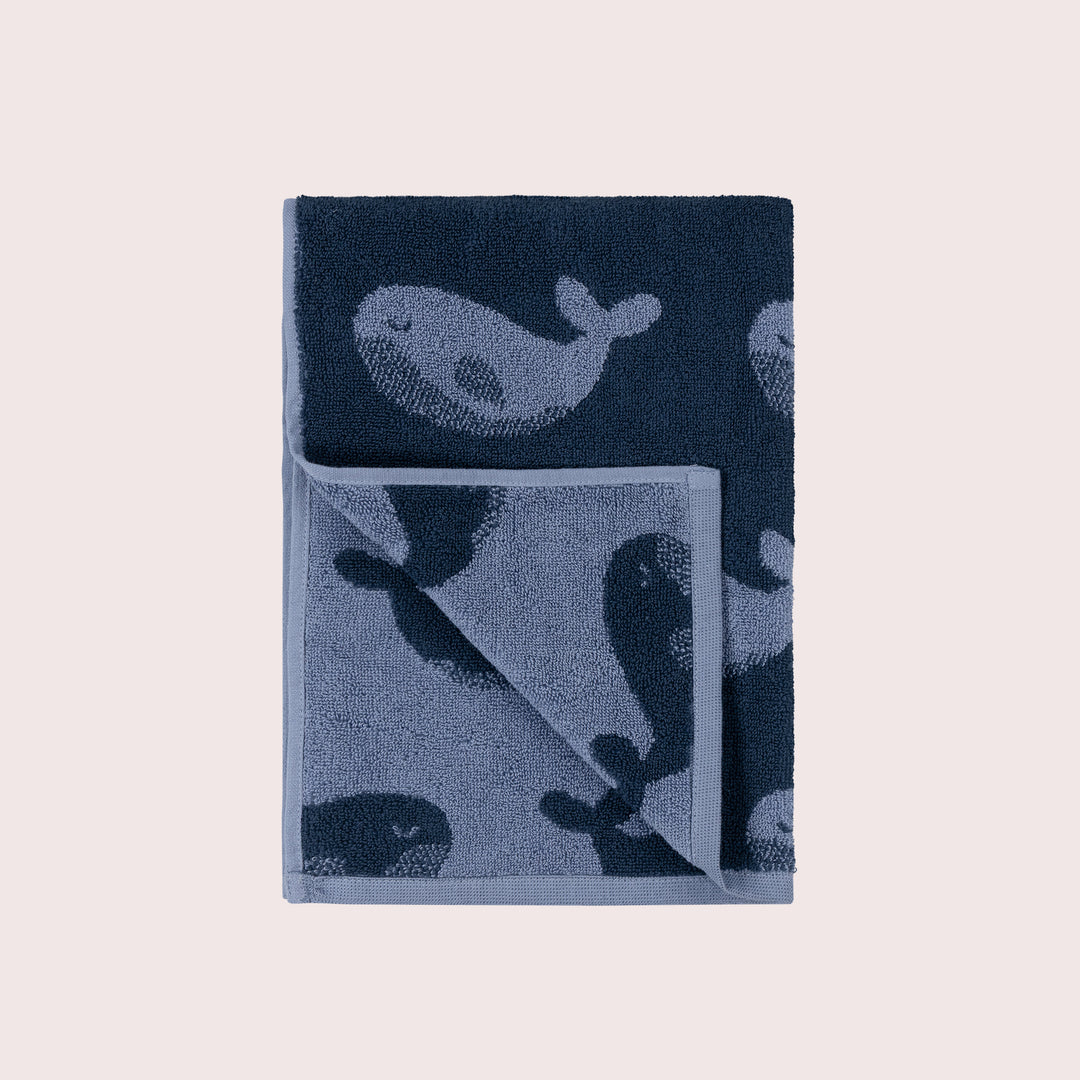 Singing Whales Hooded Towel
