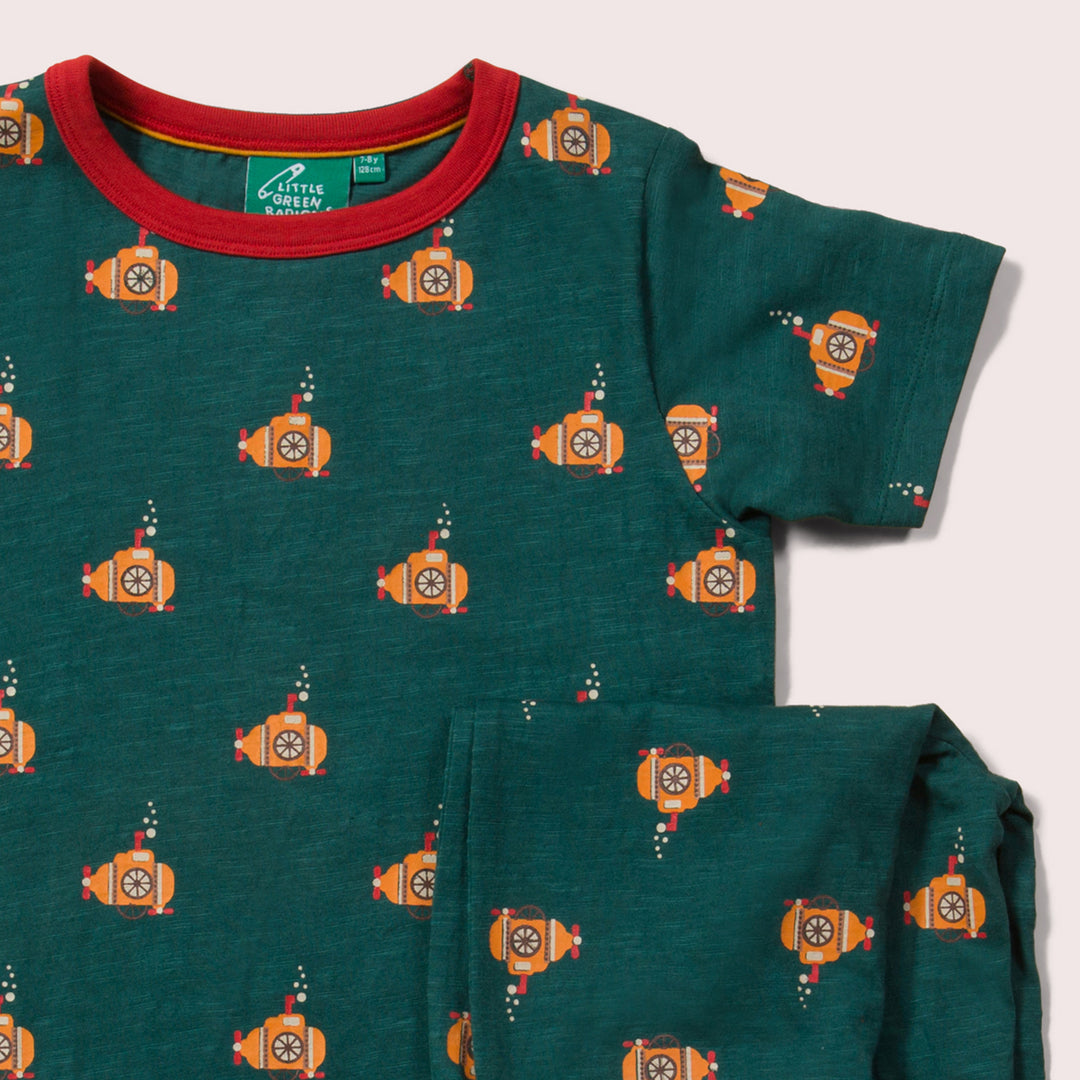 Deep Sea Explorers Jersey Pyjama Shorts Set NOT AVAILABLE for USA/AUS/CAN