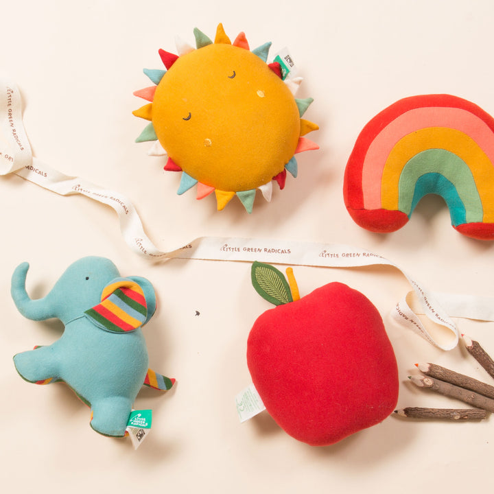 Over the Rainbow Organic Soft Toy NOT AVAILABLE for USA/AUS/CAN