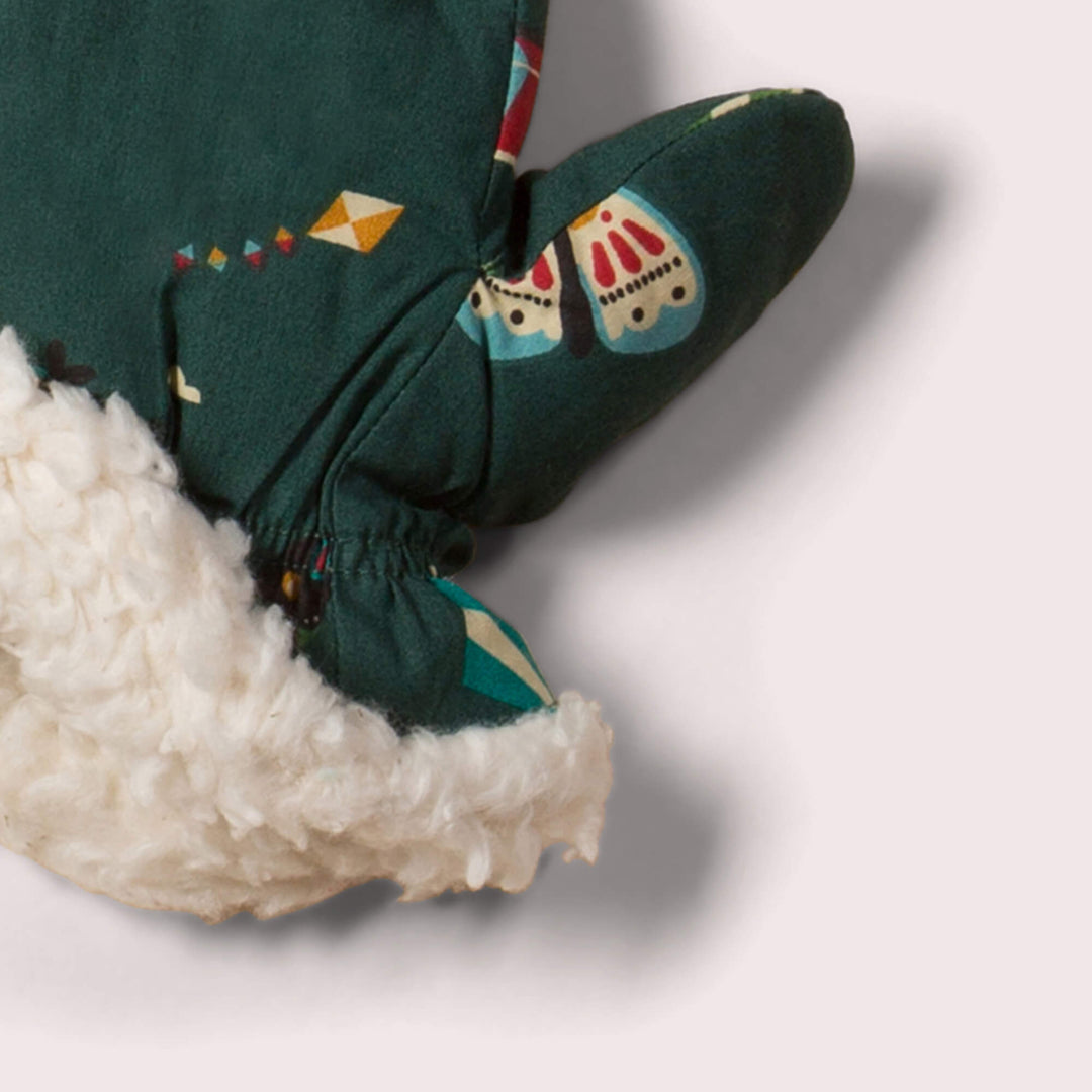 Midnight Kites Sherpa Mitts