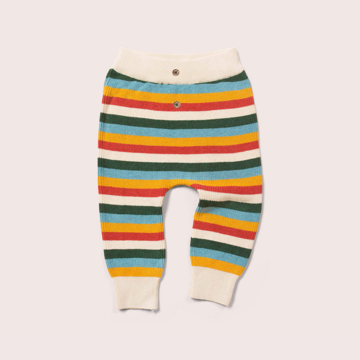 Rainbow Striped Knitted Joggers