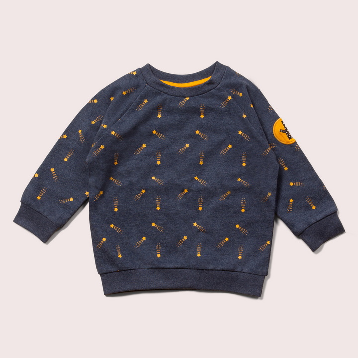 Shooting Star Long Sleeve Raglan Sweatshirt