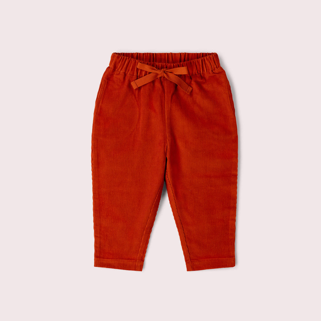 Burnt Ochre Corduroy Comfy Trousers Burnt Ochre / 5-6y