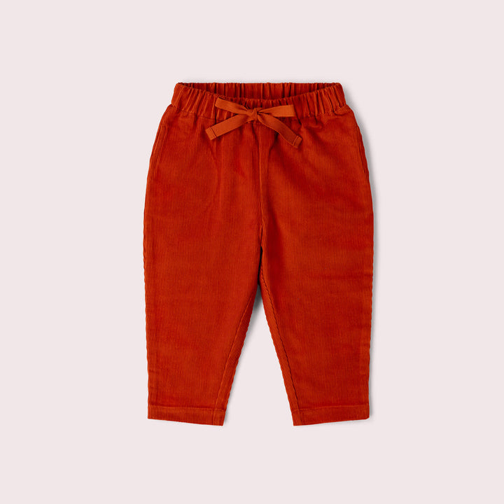 Burnt Ochre Corduroy Comfy Trousers Burnt Ochre / 5-6y