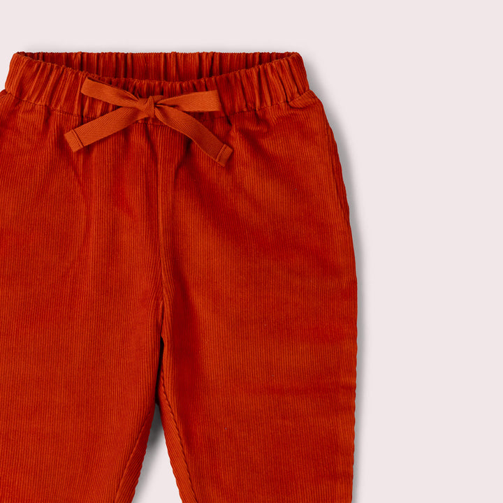 Burnt Ochre Corduroy Comfy Trousers Burnt Ochre / 5-6y