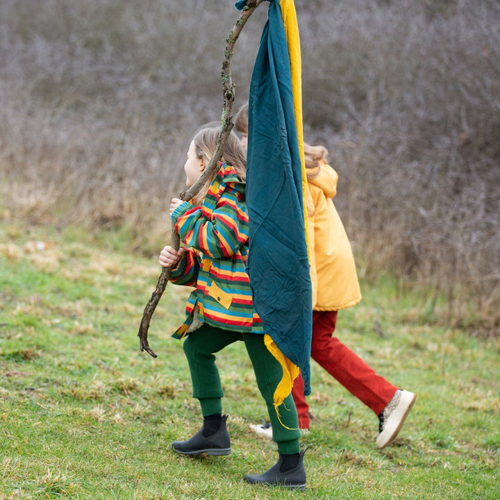 Rainbow Stripe Adventure Recycled Waterproof Winter Coat