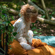 Cream Waffle Stars Organic Pyjamas NOT AVAILABLE for USA/AUS/CAN