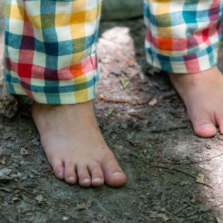 Rainbow Check Classic Button Up Pyjamas