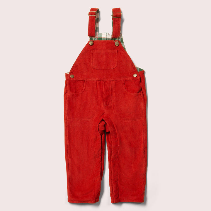 Hazelnut Lined Corduroy Dungarees